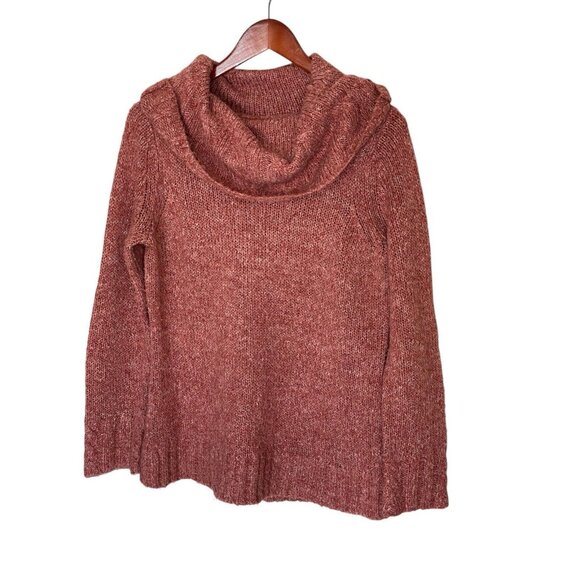 G.H. Bass & Co. Sweaters - G H Bass & Co. Coral Salman Color Women's M Mock Neck Pullover Sweater Acrylic